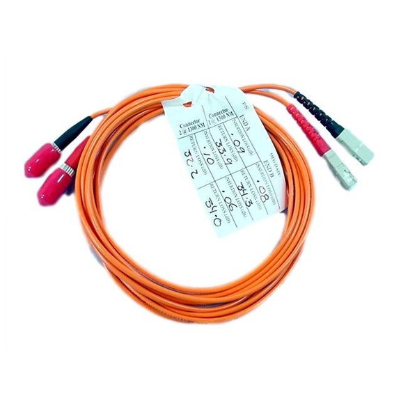 3M Leviton Fiber Optic Multi-Mode Duplex Patch Cable Cord MM ST SC 50 50DCT-M03