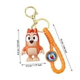 thumbnail image 2 of Cute Cartoon Car Keychain Charm Bag Decoration Charm Keychain Keychain New Year Animal Pendant Car Key Pendant Metal Key Ring, 2 of 2