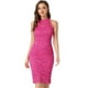 thumbnail image 1 of Vestido Allegra K de encaje Rosa Caliente L para Mujer, 1 of 6