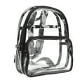 thumbnail image 3 of Stadium Approved Clear Mini Backpack Heavy Duty PVC Transparent Backpack Small Summer Waterproof Bag, 3 of 5