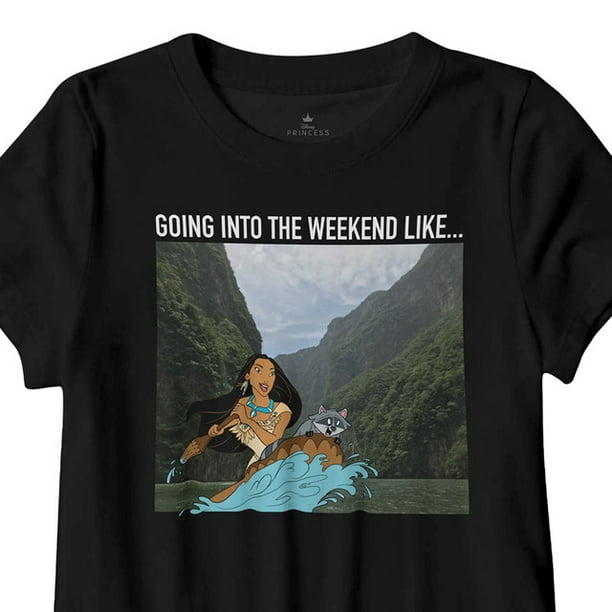 Playera Pocahontas Disney Para Dama Disney Princess 99379 Bodega