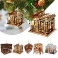 thumbnail image 4 of Rovga Book Lover Fun Reading Christmas Book Store Acrylic Ornament Xmas Decor 2022, 4 of 4