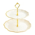 thumbnail image 1 of Soporte para cupcakes, elegante soporte para postres y pasteles para celebraciones de aniversario. M, 1 of 9