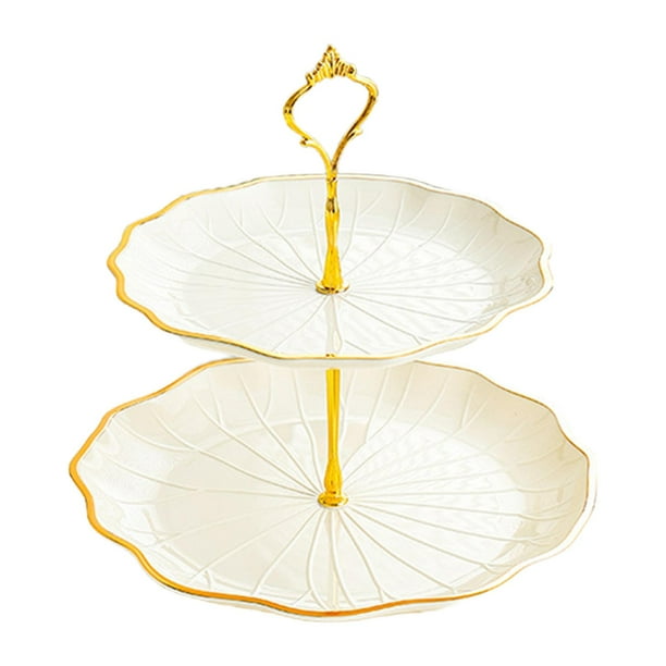 Soporte para cupcakes, soporte para pasteles de frutas, elegante soporte para pasteles de postre, bandeja para galletas M