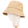 thumbnail image 2 of Beige Patterned Bucket Hat, 2 of 2