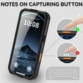 thumbnail image 5 of for iPhone Air Case Compatible with Magsafe, Waterproof with Built in Screen Protector, Heavy Duty Protective Cover Phone Case iPhone Air for Women/Men, Black, 5 of 18