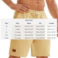thumbnail image 3 of Yaoyar Mens Casual Shorts 9 Inch Cotton Chino Shorts Elastic Waist Drawstring Summer Beach Shorts with Pockets, 3 of 6