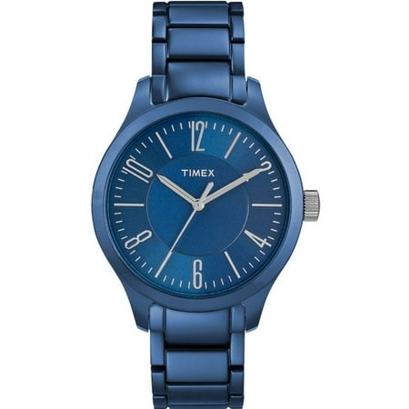 Original Watch Bracelet - Timex T2P105 Women's Originals Blue Metal Bracelet With Blue Analog Dial Watch
