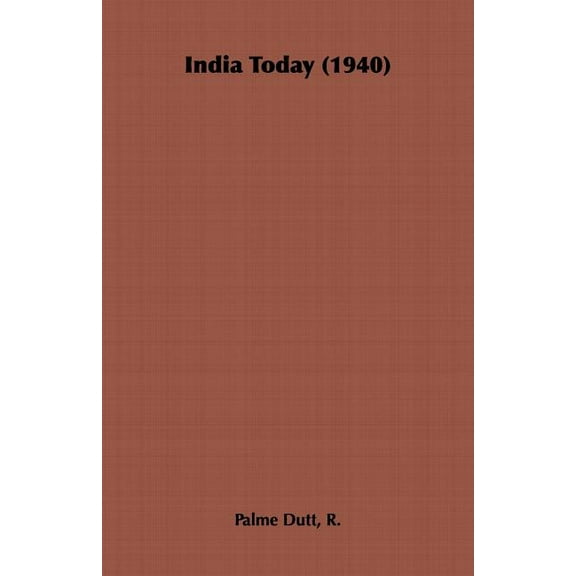 India Today (1940) (Paperback)