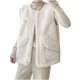 thumbnail image 2 of Chaquetas y abrigos casuales sin mangas y sin capucha para mujer, abrigos casuales de invierno a la moda, chaquetas integradas de longitud media, abrigos para mujer, 2 of 9