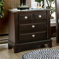 thumbnail image 1 of Contemporary Night Stand In Brown Cherry Finish, 1 of 1