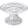 thumbnail image 2 of Plastic Serving Trays,Transparent Petal Shaped Plastic Serving Platter with Base,Clear Flower Shape Fruit Pedestal Dish,Reusable Clear Pedestal Candy Dessert Tray,Decorative Fruit Pedestal Plate, 2 of 4