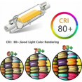 thumbnail image 4 of Bombilla LED R7S de color blanco cálido, reemplazo de halógeno de 10 W no regulable con diseño ecológico y tecnología de ahorro de energía para espacios domésticos y comerciales, 78 mm de doble, 4 of 5