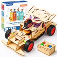thumbnail image 1 of Kits STEM Poraxy para niños de 8 a 10 años, coche con control remoto y rompecabezas, 1 of 8