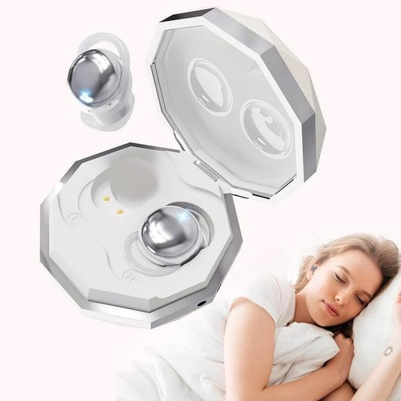 AIR-Sleep Headphones Sleep Earbuds, Soft Headphones Sleep Invisible Sleep Headphones with 24 dB Noise Isolation, Earphones for Sleeping with 20 Hours Battery Life