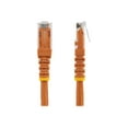 thumbnail image 2 of StarTech.com 6ft CAT6 Ethernet Cable, 10 Gigabit Molded RJ45 650MHz 100W PoE Patch Cord, CAT 6 10GbE UTP Network Cable with Strain Relief, Orange, Fluke Tested/Wiring is UL Certified/TIA - Category 6 - 24AWG (C6PATCH6OR) - Patch cable - RJ-45 (M) to RJ-45 (M) - 6 ft - UTP - CAT 6 - molded - orange - for P/N: ST2000SPEXI, USB31000SPTB, USB31000SPTW, USB32000SPT, 2 of 4