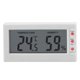 thumbnail image 1 of Termómetro digital higrómetro medidor de temperatura y humedad pantalla LCD grande registro máximo/mínimo blanco, 1 of 10