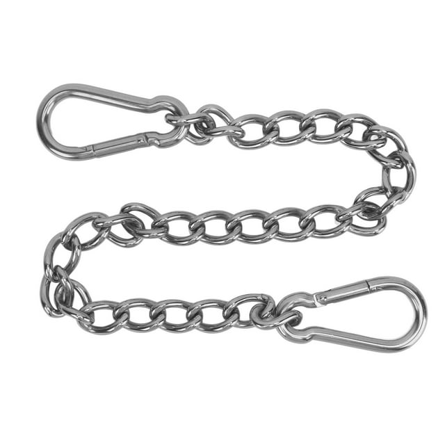 Chaînes de Balançoire Robustes, Ensemble Suspendu en Acier Inoxydable Capacité de 500 LB pour Hamac, Sacs de Frappe, Usage Intérieur Extérieur