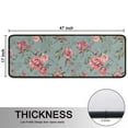 thumbnail image 5 of Kitchen Rugs Sets Of 2,Pioneer Flower Floral Print Pattern Anti Fatigue Kitchen Mat Rugs Non Slip Washable,Decorative Kitchen Floor Mats for Kitchen,Sink,Laundry,17"x47"+17"x47", 5 of 5