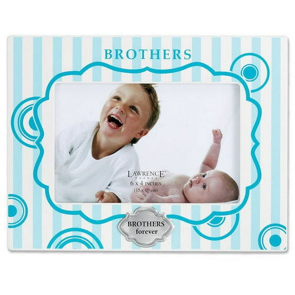 BROTHERS FOREVER Engraved 6x4 frame by Lawrence - 4x6