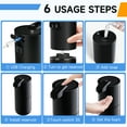 thumbnail image 4 of ALLJOY Automatic Liquid Soap Dispenser 12.8oz/380ML Electric Wall Mount Touchless Soap Dispenser for Kitchen Bathroom USB Rechargeable Hand & Dish Soap Dispenser, 4 of 9