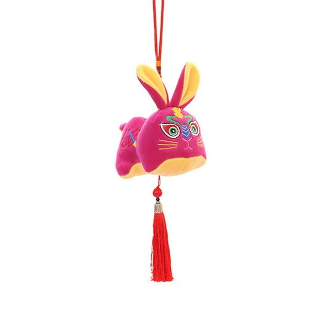 Bunny Animal Stuffed Toy Rabbit Mascot Plush Doll Pendant For Kids Girls Boy Gift Home Party Decor