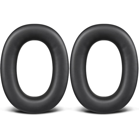 SOULWIT PU Earpads Cushions for 3M WorkTunes(90541, 90542, 90543, 90544)/Peltor Sport(Tactical TAC 100/300/500, 90565, 90566, 97040, 97041, 97042)/ZOHAN(EM033/037/042)/PROHEAR(032/033/037) - Black