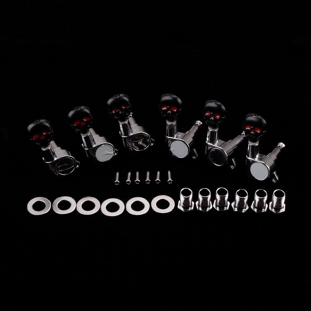 BQBQERT Professional Small Sealed Guitar Peg Tuning Pegs Tuner Machine Heads for Acoustic Folk Electric Guitar