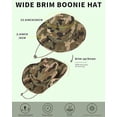 thumbnail image 4 of Sun Hats for Men Women Boonie Hat Foldable Fishing Hat UPF 50+ Bucket Hat for Fishing Hiking Garden Safari Beach, 4 of 4
