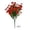 Red, variant on Artificial Violet Plastic Flowers for Home and Garden Decor - 2Pcs - Realistic Floral Look, Lightweight Flexible Stems, All-Weather Suitable for Outdoor Use