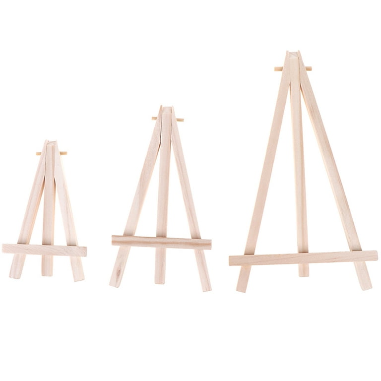 8pcs/lot Wooden Mini Easel Stands Table Card Stand Holder Small