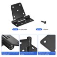 thumbnail image 4 of Gate Hinges 3.5 Inch 4 Pack, Iron Door Hinges with Screws for Wood Sheds, Barns, Wood Fences, and Swing Doors, 4 of 6