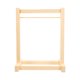 thumbnail image 1 of percha de ropa para muñecas, soporte de madera para ropa de muñecas, accesorios de juguete para muñecas., 1 of 8