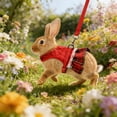 thumbnail image 5 of RKSTN Polyester traction rope harness Rabbits Leash And Strap Set Pet Traction Rope And Vests Strap Suitable For Rabbits pet supplies, 5 of 5