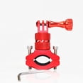 thumbnail image 2 of Seitruly Manillar Bicicleta Tija Sostenedor Del Montaje 360°Rotación Adaptador para Accesorios de cámara y óptica Rojo, 2 of 6