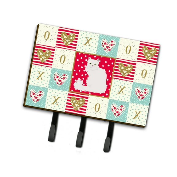 Asian Semi Longhaired Cat Love Leash or Key Holder