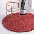 thumbnail image 1 of Unique Loom 3146111 6 ft. 7 in. x 6 ft. 7 in. Davos Shag Round Rug, Poppy, 1 of 2
