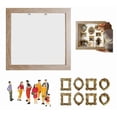 thumbnail image 6 of DIY Mini Museum Silhouette Box, Celebrate Your Unique Memories in Style, Shadow Box Frame Kit, DIY Photo Family Memory Display Case Frame Silhouette Box, Unique Memory Decor, Green, 6 of 6