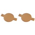thumbnail image 1 of 200 Piezas Precortadas de Papel para Tartas Circulares, Papel de Pergamino Redondo Antiadherente con Pestañas Elevadoras para Hornear Marrón de 8 Pulgadas, 1 of 1