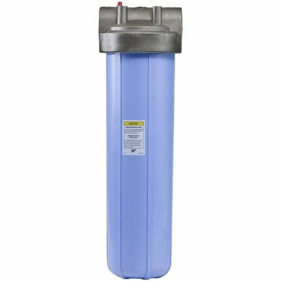 20-inch Big Blue PENTEK Filter Housing with 1-inch Ports & Pressure Release (150233)