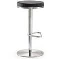 thumbnail image 4 of Fano Black Stainless Steel Adjustable Barstool, 4 of 10