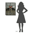 thumbnail image 4 of Global Gallery's 'Old Salt Whiskey Love Birds' By Ryan Fowler Stretched Canvas Wall Art, 4 of 4