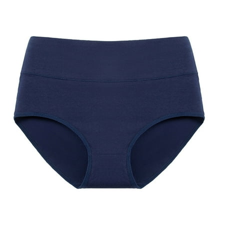 SnnmBlm Tummy Control Shapewear Panties for Women-High Waisted Body Shaper Underwear Seamless Shapewear Panty Girdle Dark Blue M