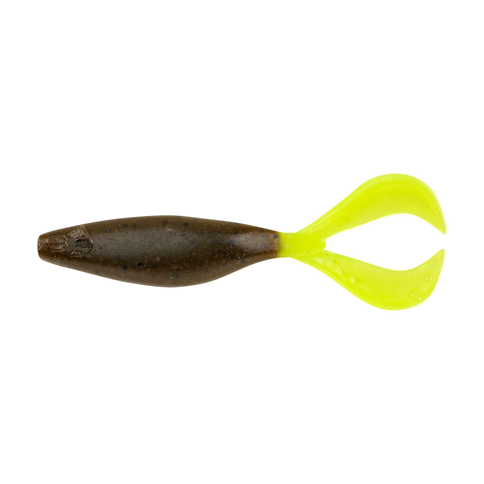 Berkley PowerBait® The Deal, 4.5 in, Fishing Swimbaits, Green Pumpkin/Chartreuse