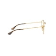 thumbnail image 6 of Ray-Ban Round Metal Prescription Eye Glasses with Metal Frames and Case, Arista Gold, Size 50, 6 of 8