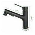 thumbnail image 2 of Grifo para fregadero de cocina, apto para agua fría y caliente, grifos de baño de acero inoxidable de fácil instalación, diseño ergonómico con rociador extraíble, material sin plomo para una limpieza, 2 of 2