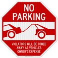 thumbnail image 1 of No Parking Sign, Violators Will be Towed,, 1 of 8