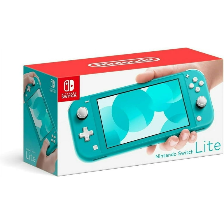 Newest Nintendo Switch Lite Game Console, Turquoise Blue, 5.5” Touchscreen, Built-in Plus Control Pad, Built-in Speakers, 3.5mm Audio Jack, Game Super Newest Nintendo Switch Lite Game Console, Turquoise Blue, 5.5” Touchscreen, Built-in Plus Control Pad, Built-in Speakers, 3.5mm Audio Jack, Game Super