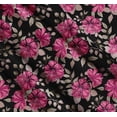 thumbnail image 3 of Soimoi Cotton Voile Fabric Leaves & Carnation Floral Printed Craft Fabric by the Yard 56 Inch Wide, 3 of 7