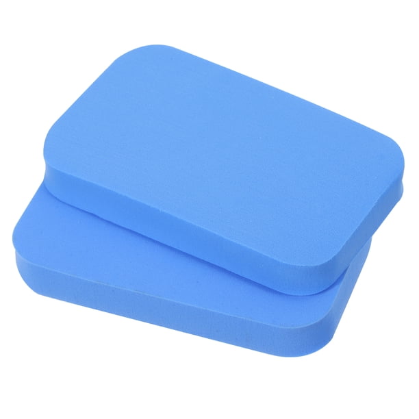 Esponja de limpieza de goma para palas de ping pong Uxcell, paquete de 2, color azul